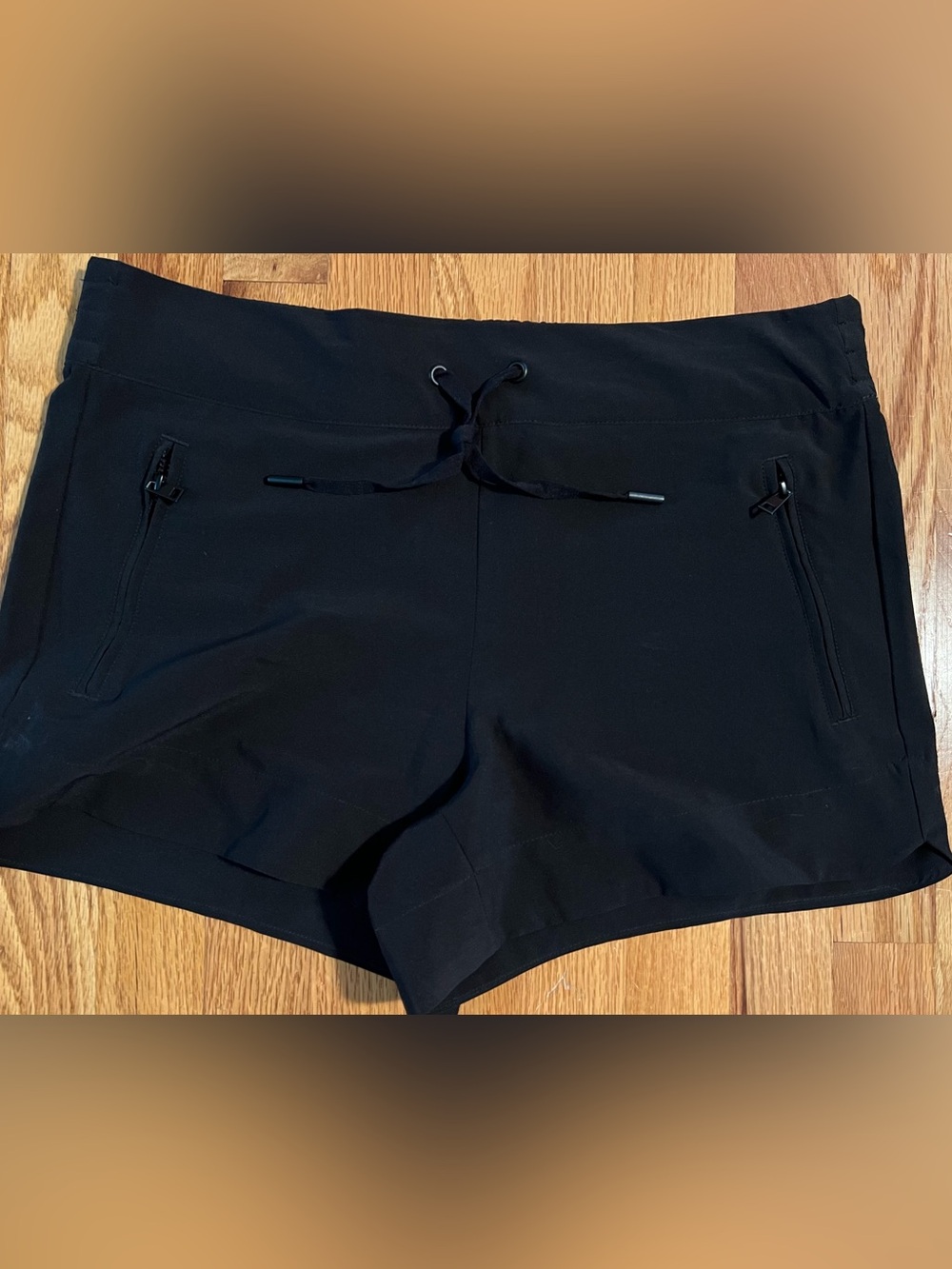 90 Degree By Reflex Black Athletic Drawstring Shorts